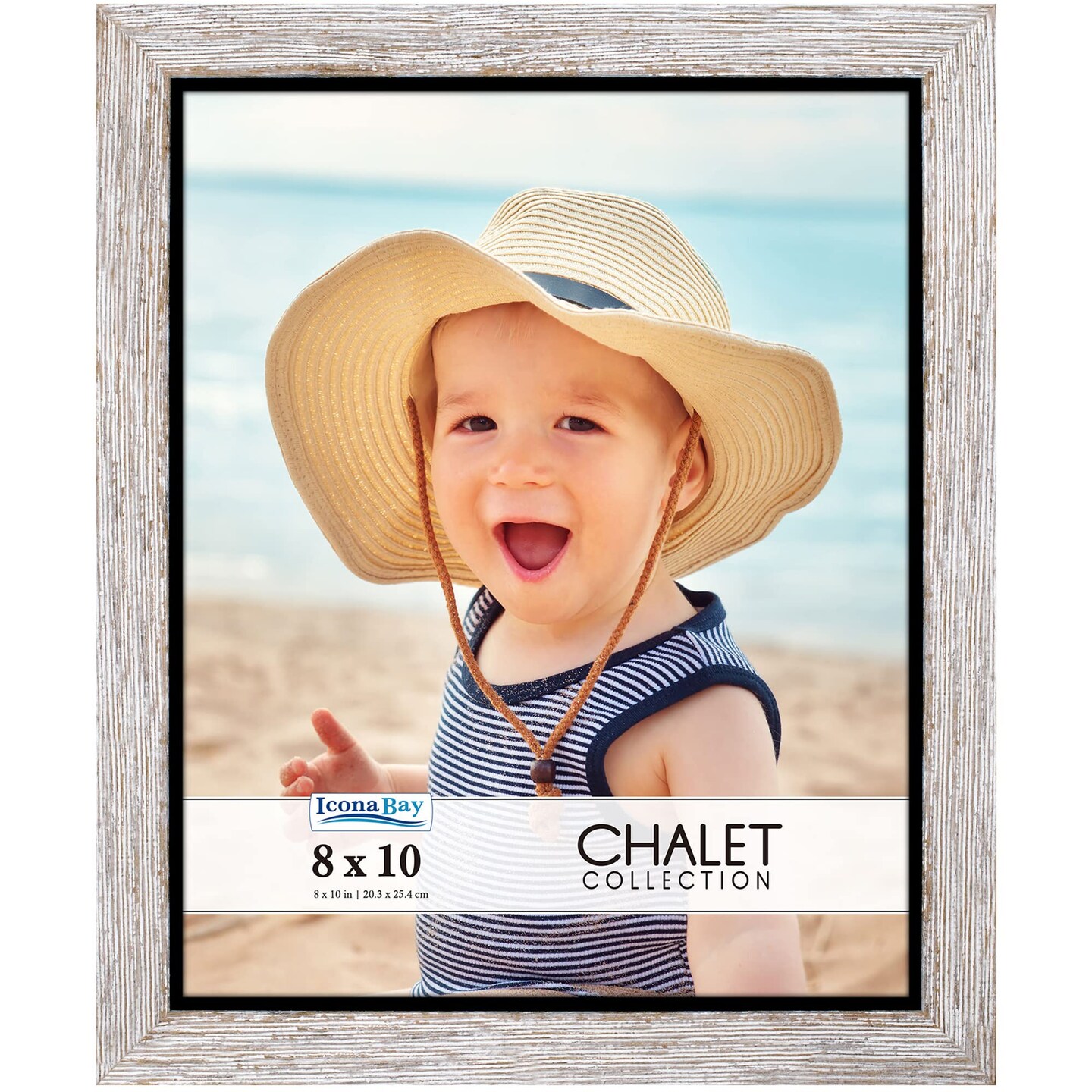 Icona Bay 8x10 Transom Brown Picture Frame, Rustic Casual Style 8 x 10 ...