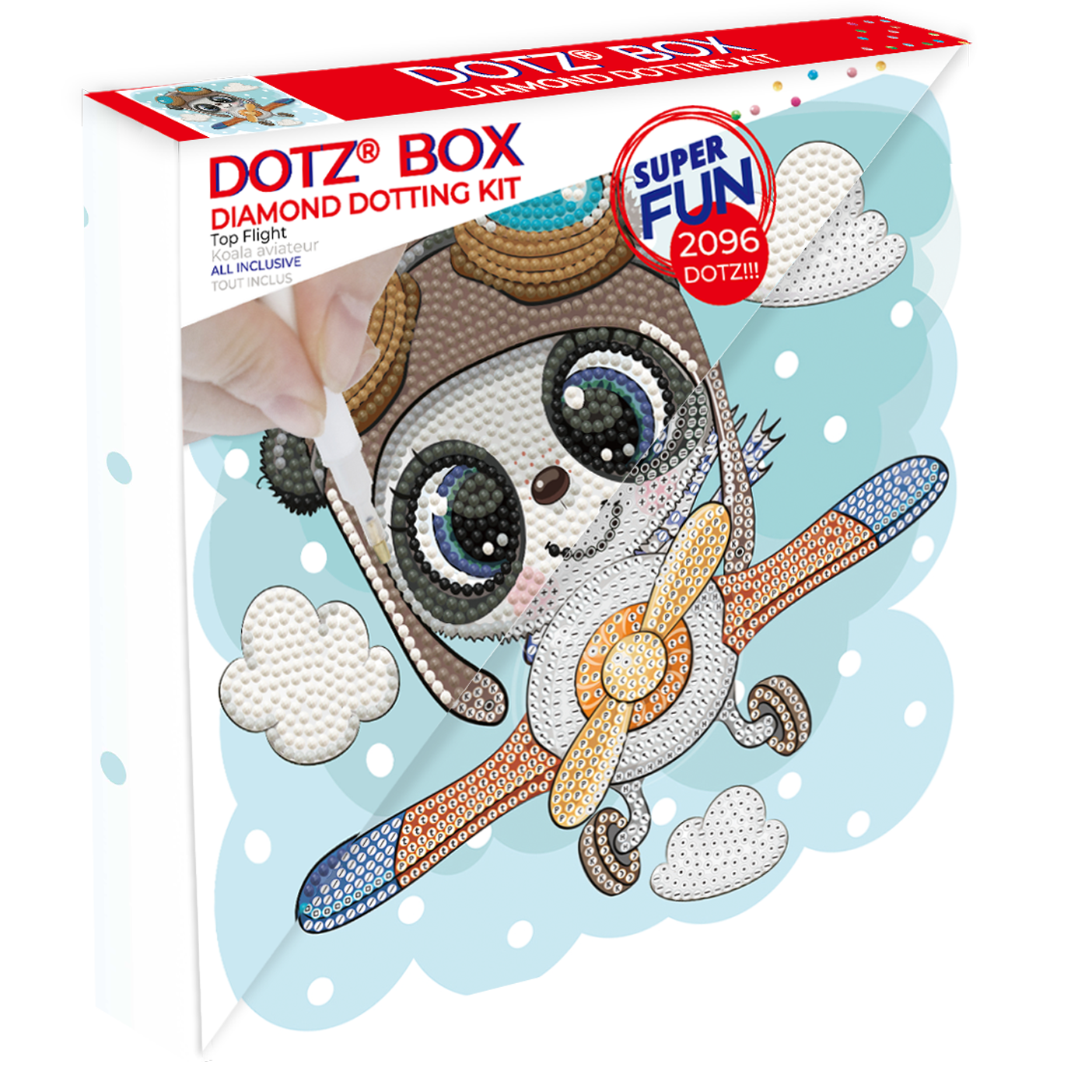 Diamond Dotz Top Flight Diamond Painting Kits for Adults - Diamond Art Kits a Relaxing Creative Craft Kit with Dotz Gems 8.7x8.7