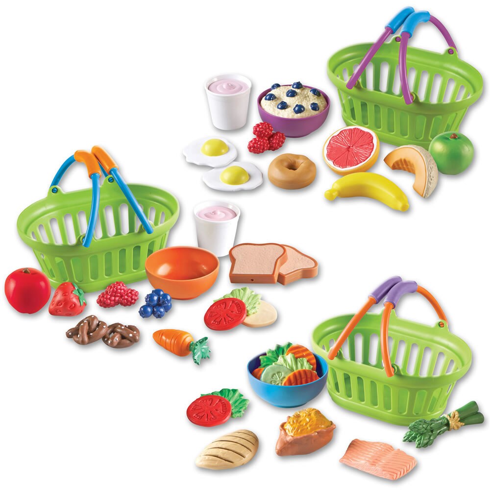 Learning Resources Healthy Meals Baskets - Set of 3