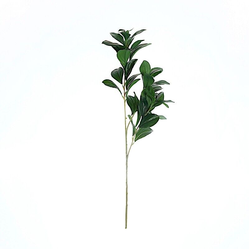 2 Green 26-Inch ARTIFICIAL LEMON LEAVES