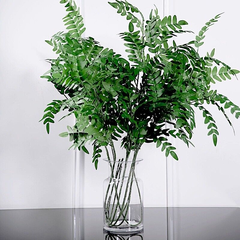 2 Green 42 in ARTIFICIAL LOCUST LEAVES Sprays Stems