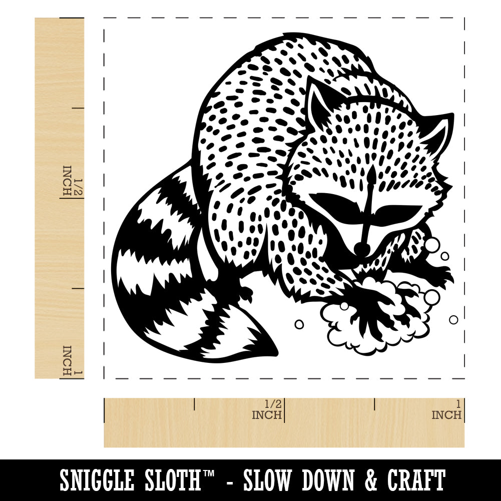 Raccoon Washing Hands Self-Inking Rubber Stamp Ink Stamper | Michaels