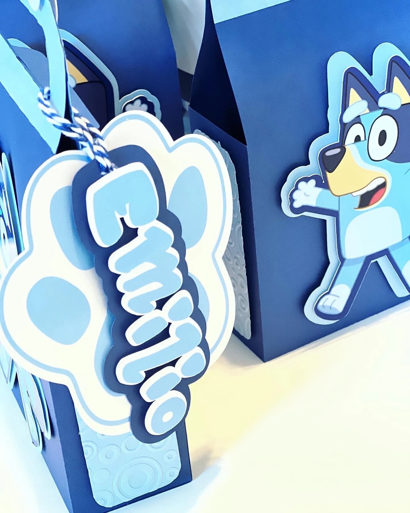 Bluey Favor Box | Custom Party Box| Bluey Party Box | Bluey Bag Box | Birthday Supplies