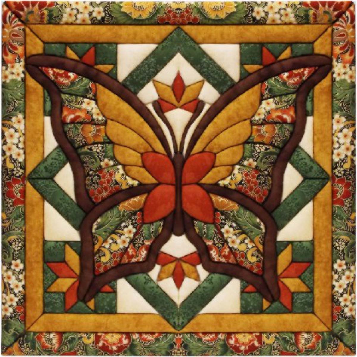 Quilt Magic  Fall Butterfly No-Sew Quilt Kit
