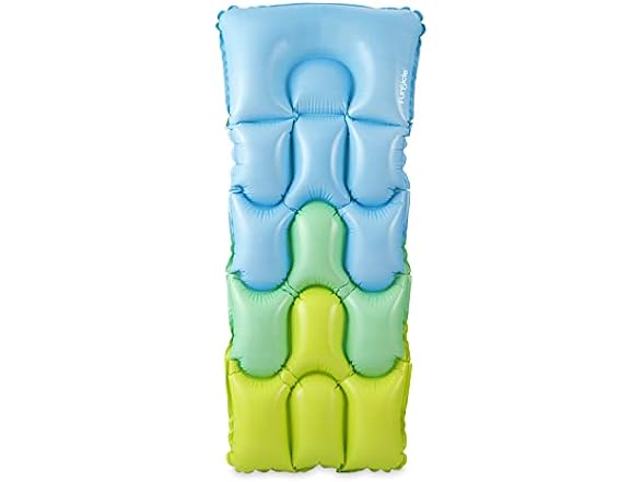 Funsicle Water Lounge Mat Pool | 6 ft Cloud Escape Inflatable Mat, With Cushioned Headrest | MINA&#xAE;