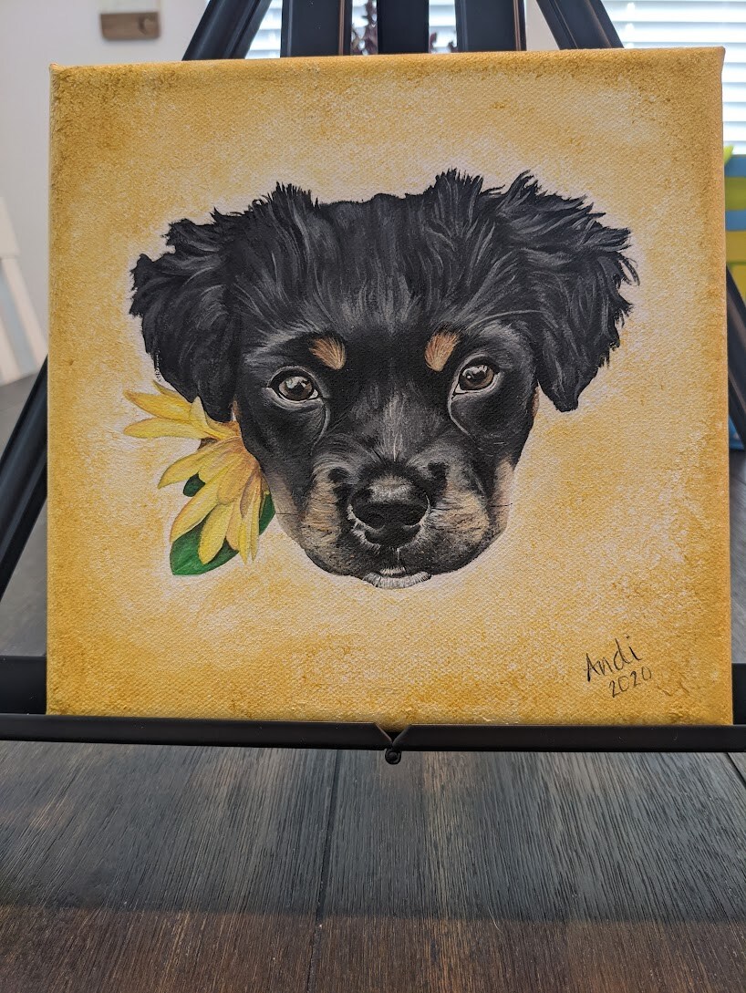 Custom selling Acrylic Pet Portraits