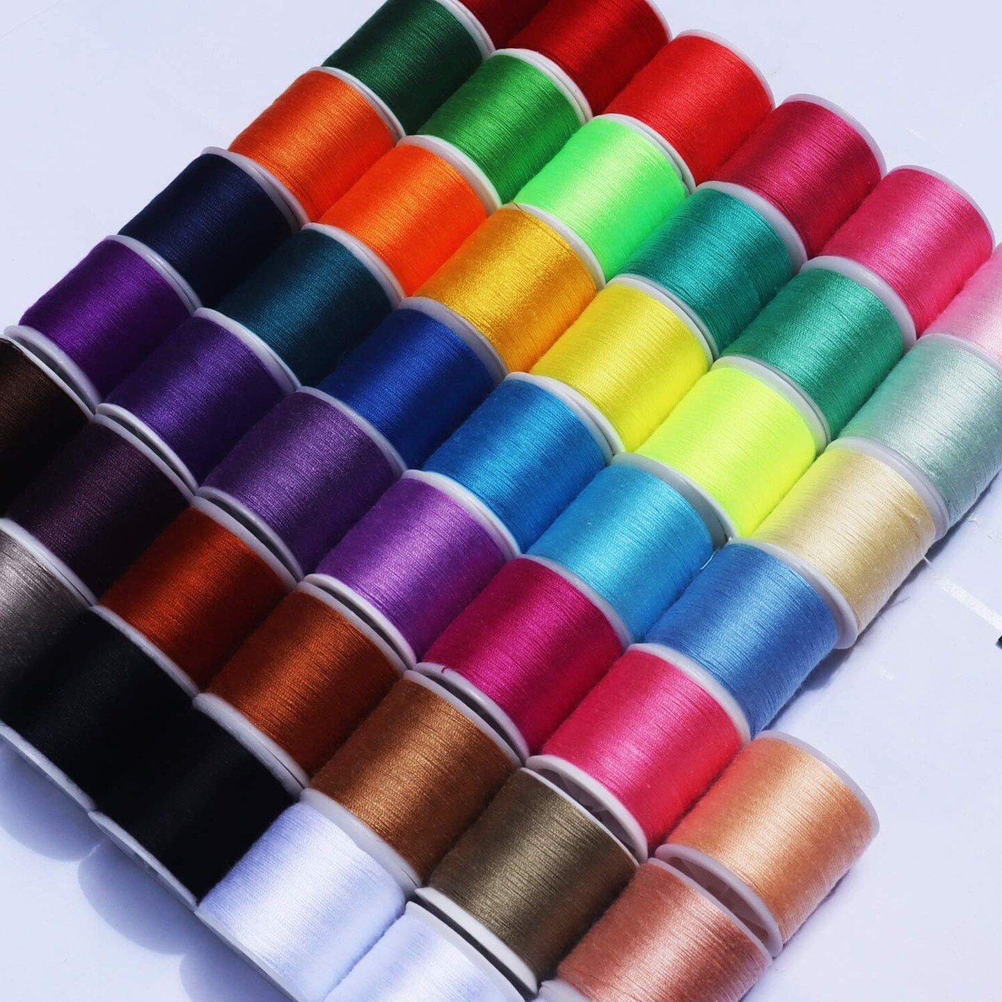 45 spools Sewing Thread Kits Polyester for Hand &#x26; Machine Sewing Total 4500yards