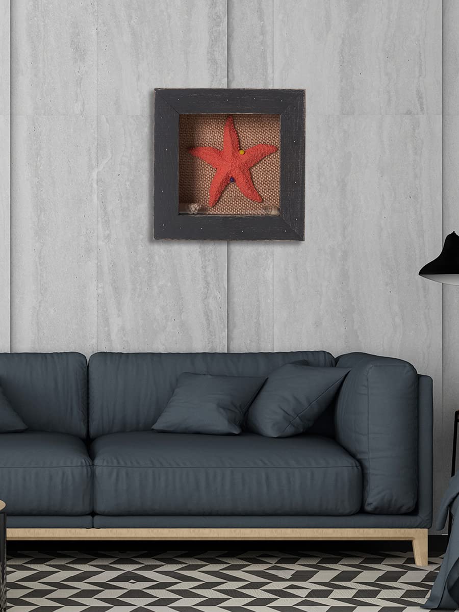 Small Shadow Box 3x3, Tiny Shadow Boxes Display Cases with Door, Mini Shadow Box Frame with Lid for Shells Taxidermy Keepsake Photos Tickets Coins-Weathered Black