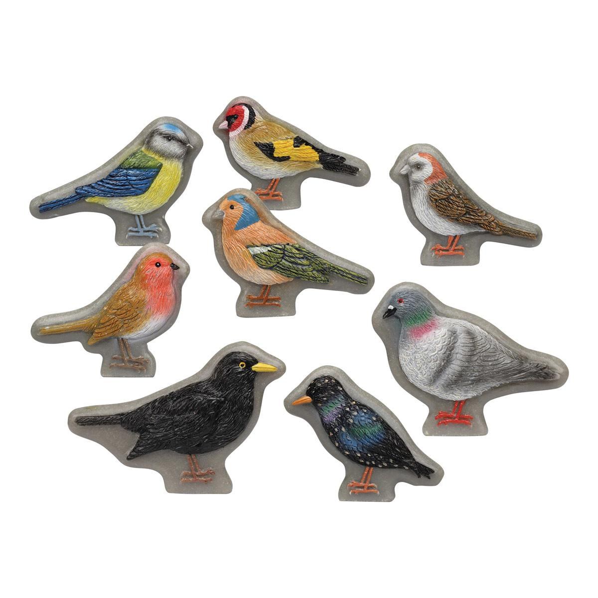 Yellow Door Sensory Play Stones: Birds - 8 Pieces