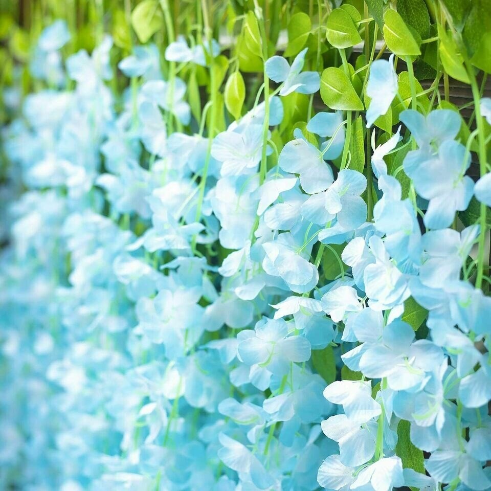 12Pcs Artificial Wisteria Vine Garland Michaels