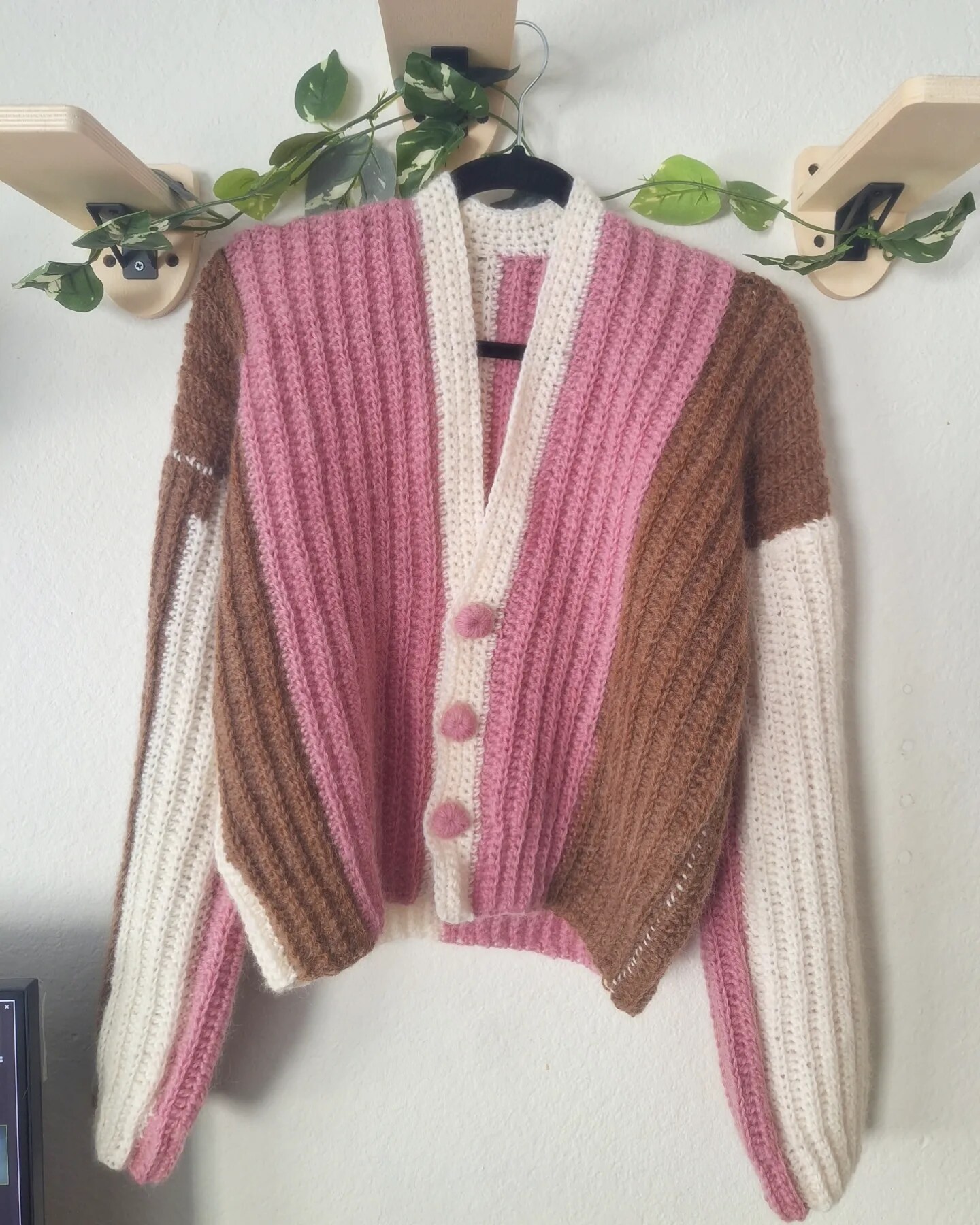 Neapolitan Crochet Cardigan - Vintage Mohair | MakerPlace by Michaels