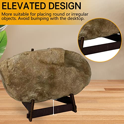 2 Pack 8 Inch Display Stand, COLOOFO Wooden Easel Stand Plate Stands for Display Decorative Picture Frame Stand, Easel Display Stand,Book Display Stand, Plate Holder Display Stand