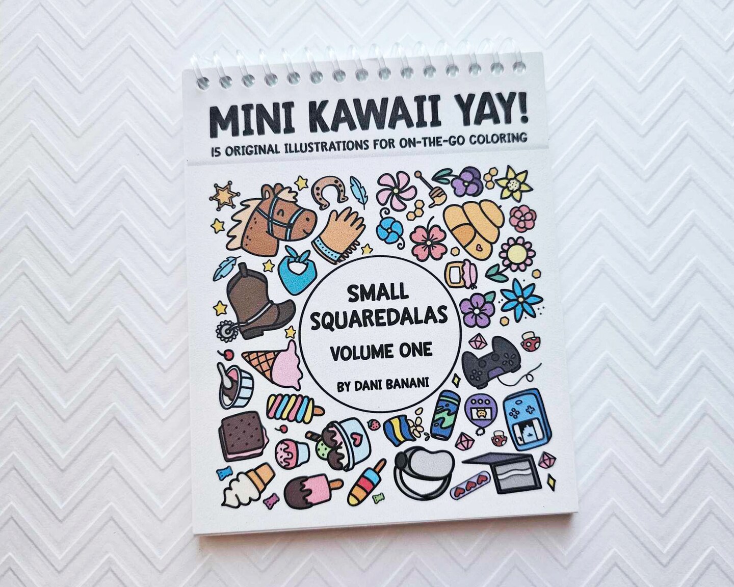 Mini Kawaii Yay, Small Squaredalas Volume 1, Coloring Book | MakerPlace ...