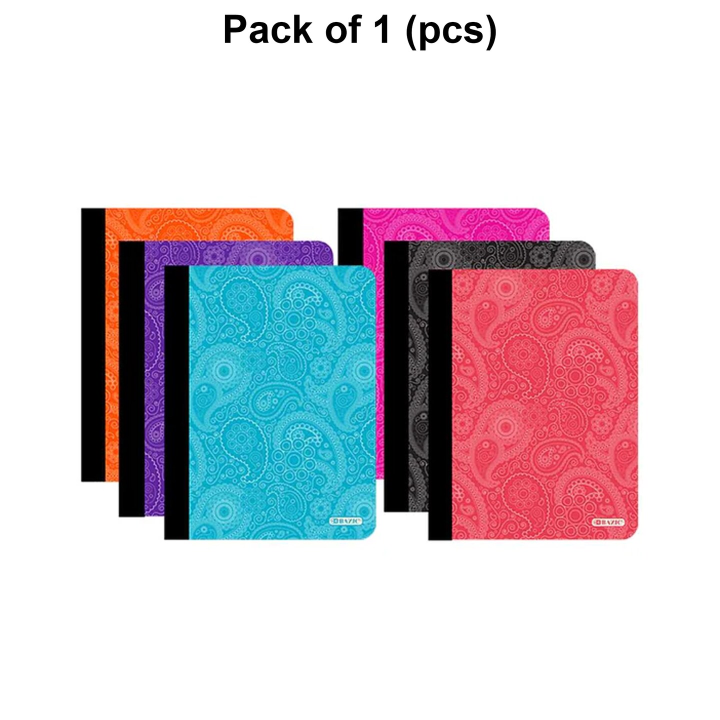 Composition Book C/R Paisley 100 Ct | MINA&#xAE;