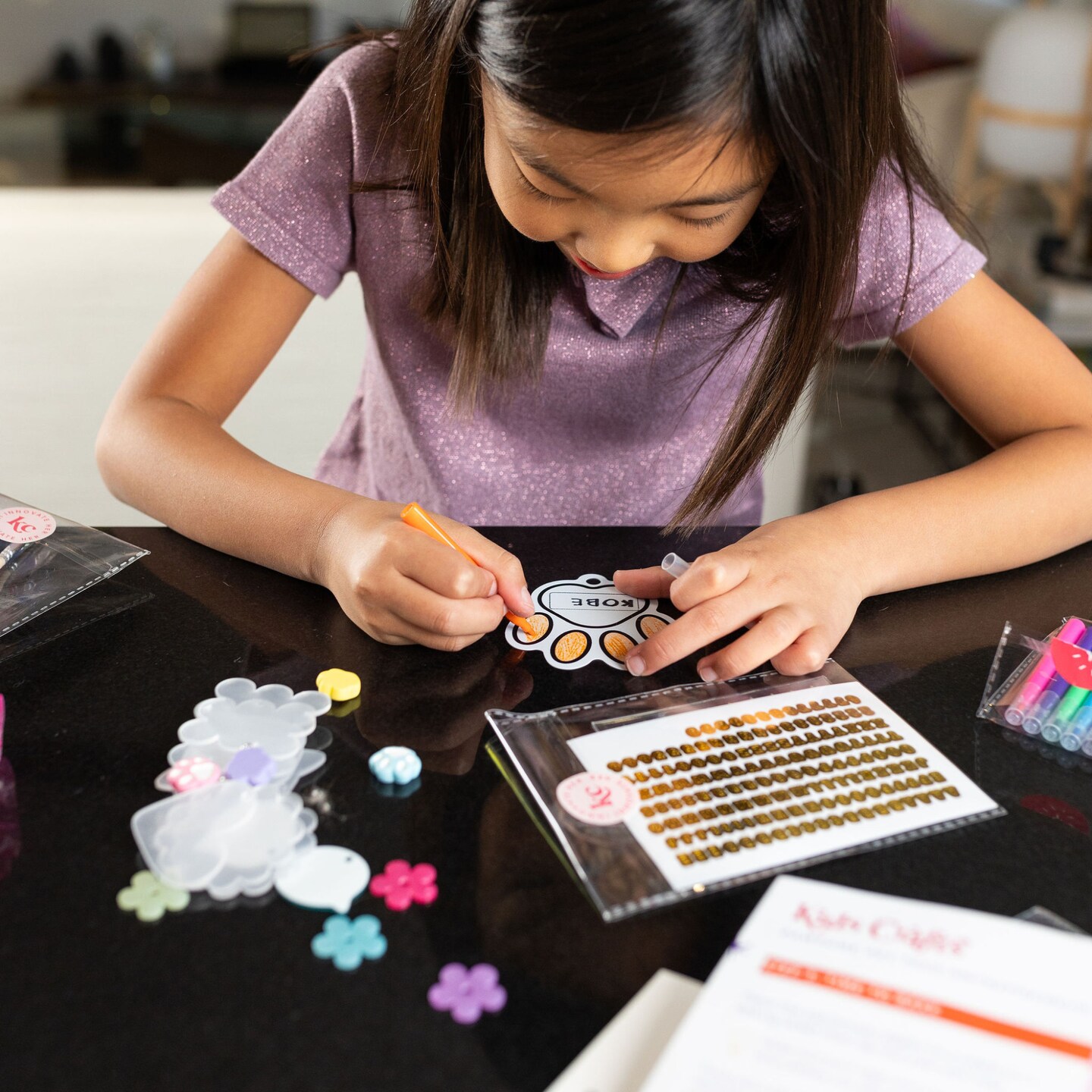 Kids Crafts DIY Pet Tags Craft Kit for Kids