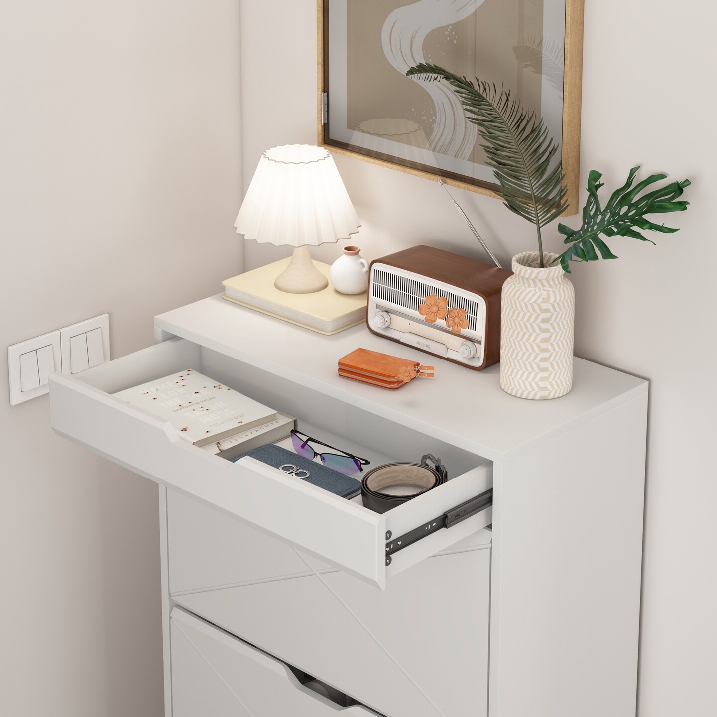 Stylish 3 Tier Shoe Cabinet | Organize with Flair