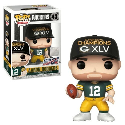 Aaron Rodgers Funko Pop - Nfl - Green Bay Packers - (Sb Champions Xlv)