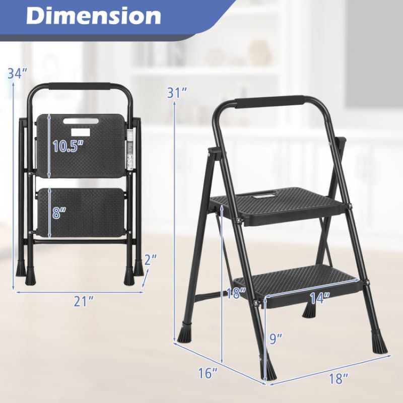 Versatile Folding Ladder with Anti-Slip Pedal - 20.43 | Secure Footing for Any Task