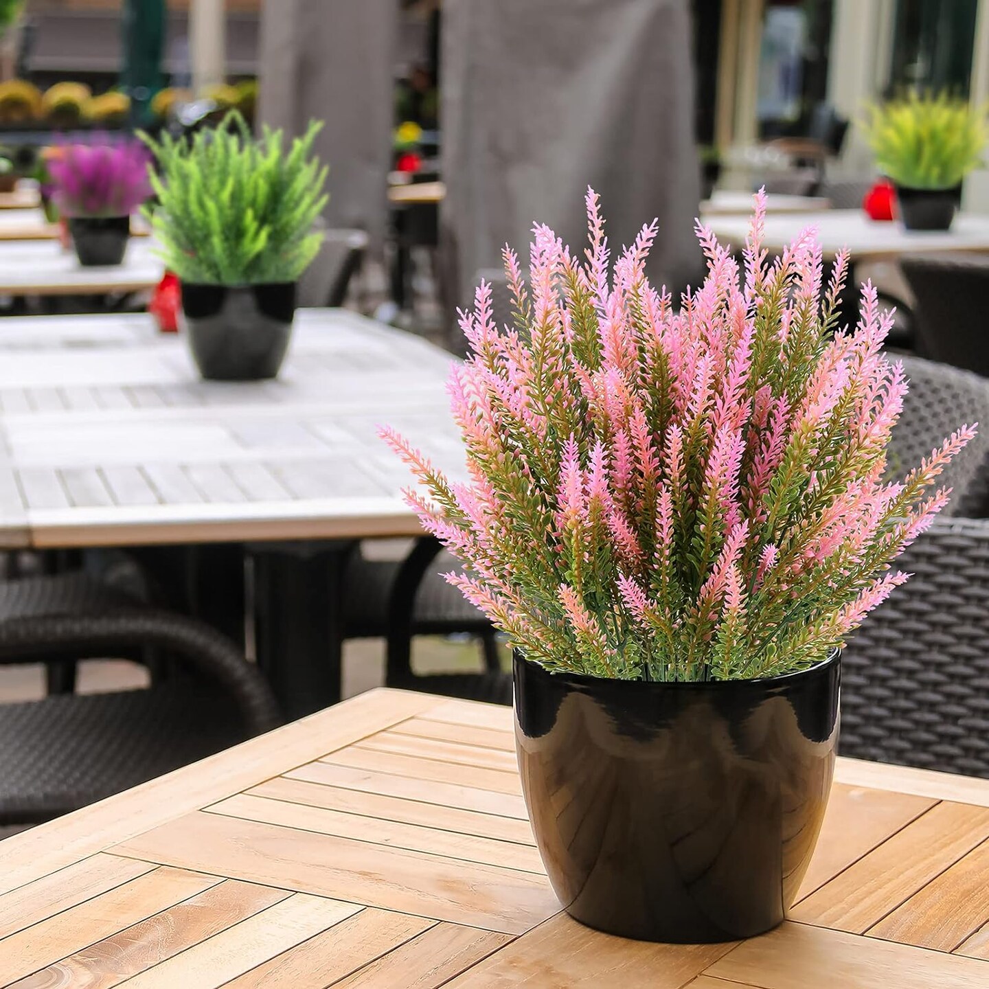 12 Bundles of UV Resistant Artificial Plants for Outdoor D&#xE9;cor