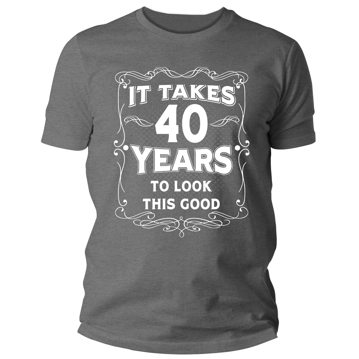 Personalized 40th Birthday Shirt For Men - "Gettin' Old Pissy & Cranky" Custom Year - View #11