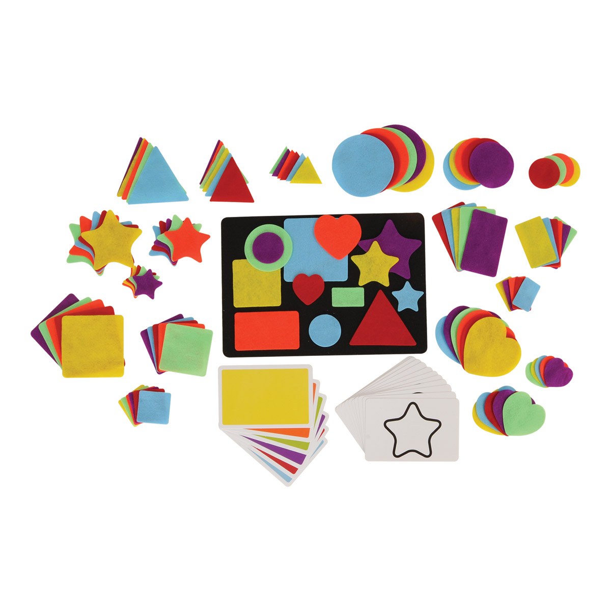 Roylco felt fun shapes colors michaels