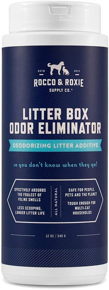 Rocco Roxie Litter Box Odor Eliminator Best Natural Urine Deodorizer for Cat Litter Boxes Cats Smell Control Odor Absorber Safe for Kitty 12 oz Michaels