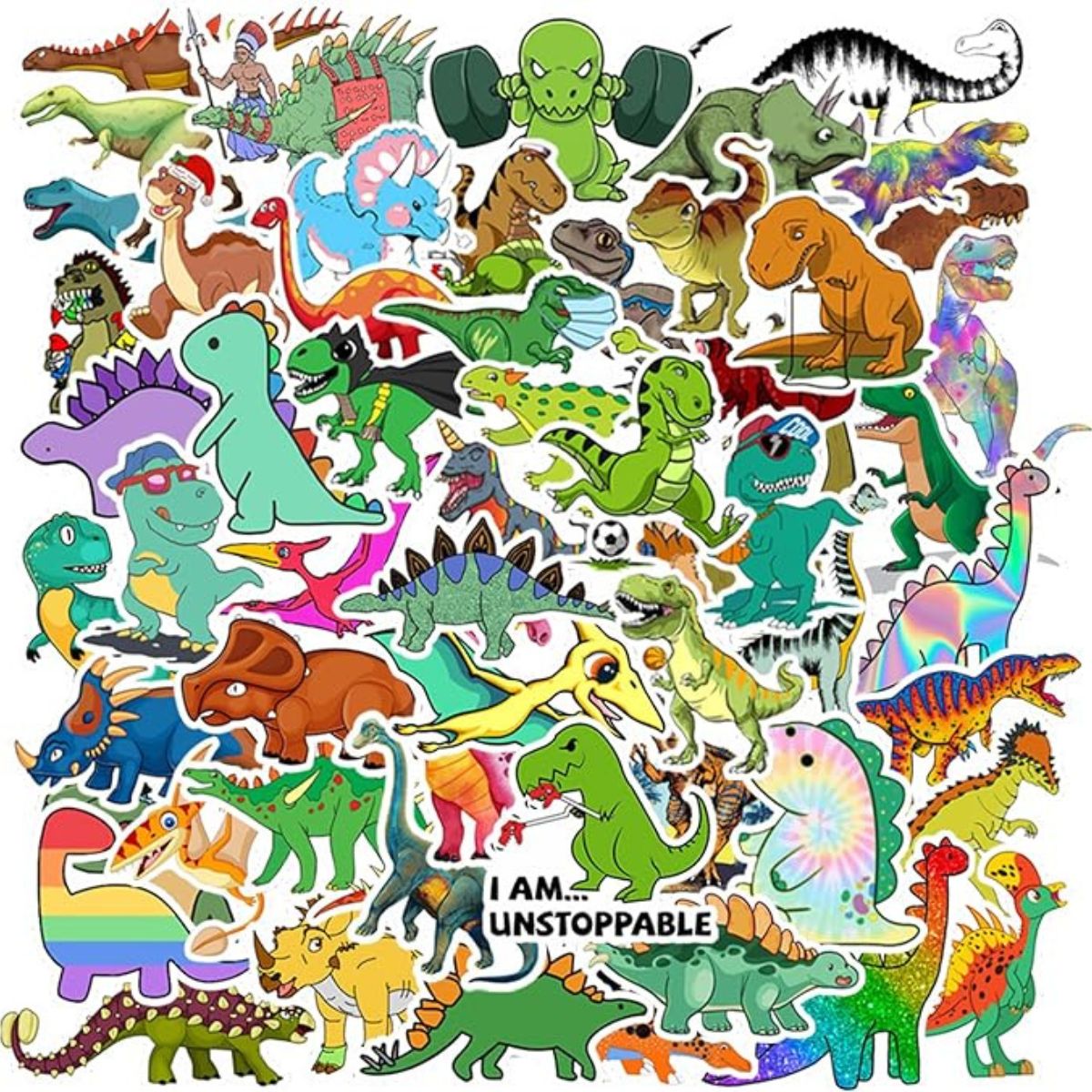 Single Dinosaur Sticker Adorable Dinosaur Stickers 100 pcs | Michaels