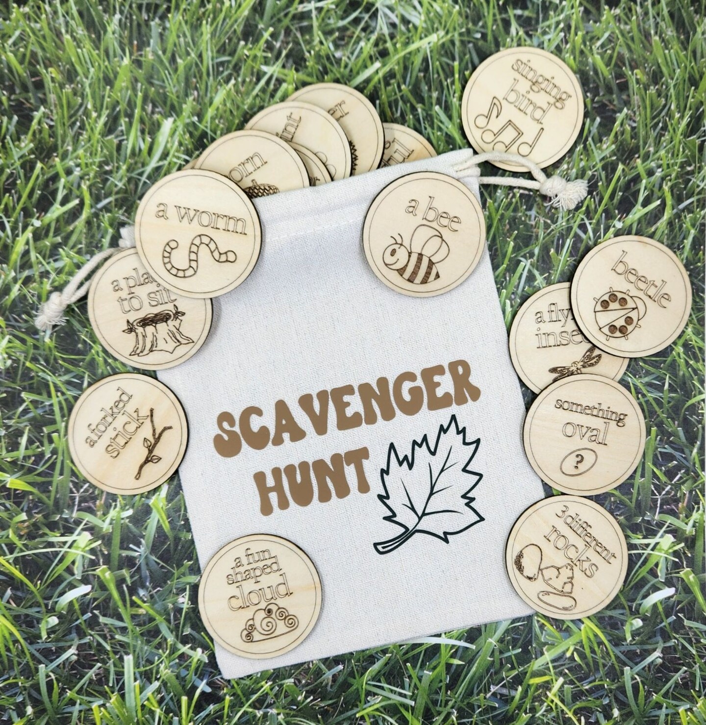 Kids Scavenger Hunt Game, Nature Scavenger Hunt, Walk, Hike, Game ...