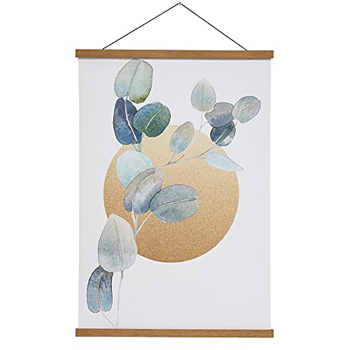 SweeHome Poster Hanger, 18 Inch Magnetic Poster Frame Hanger, 10x18 12x18 18x24 Poster Hanger for Pictures, Photos, Maps, Canvas Artwork and Scrolls (Natural, 18")