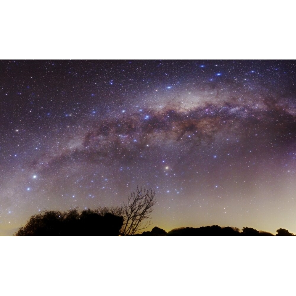 Posterazzi The Milky Way above a rural landscape in San Pedro Argentina ...