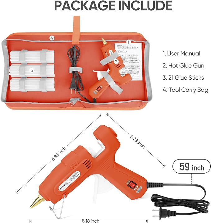 Sturdy Glue Gun with Glue Sticks