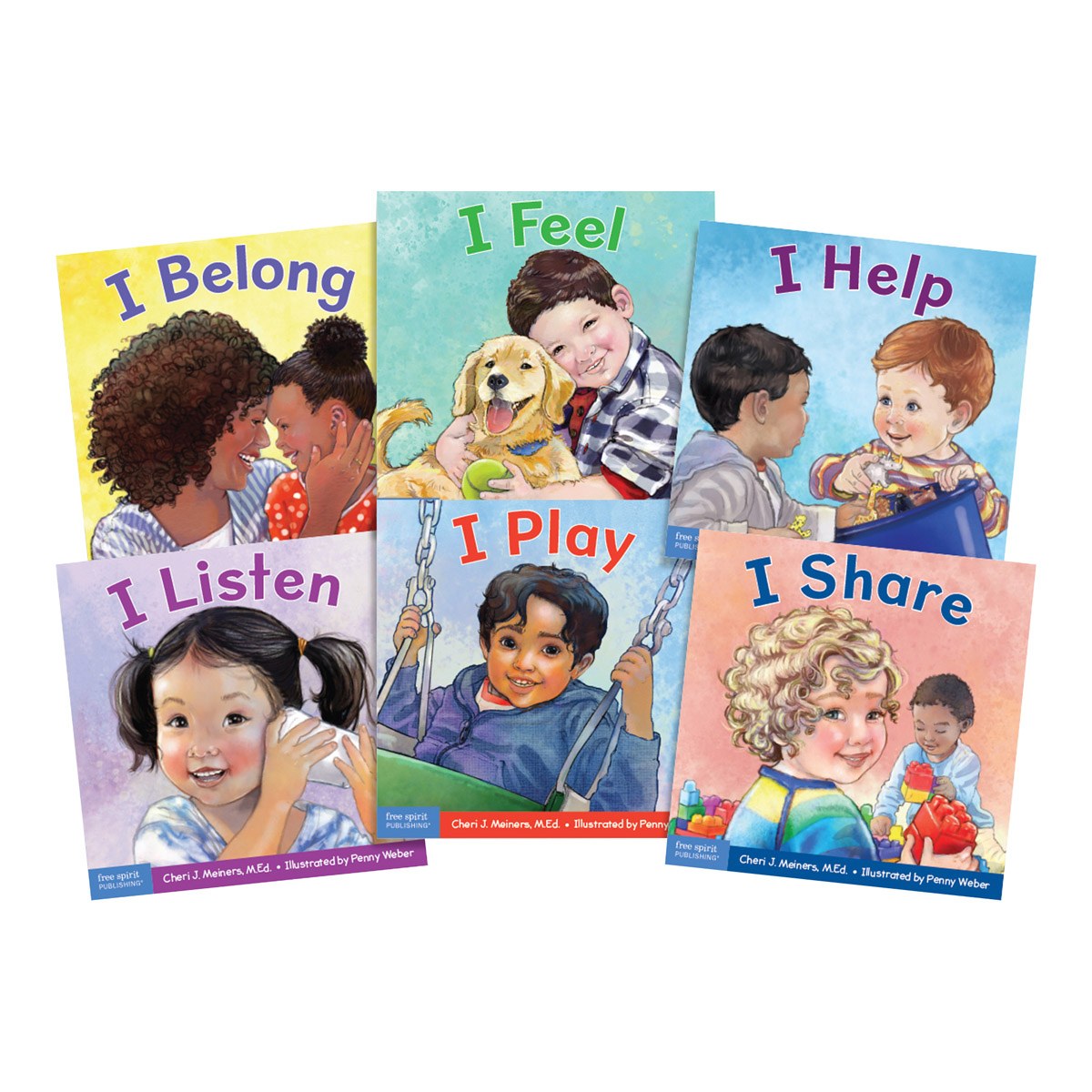 Kaplan Early Learning Company Social Awareness Board Books - Set of 6