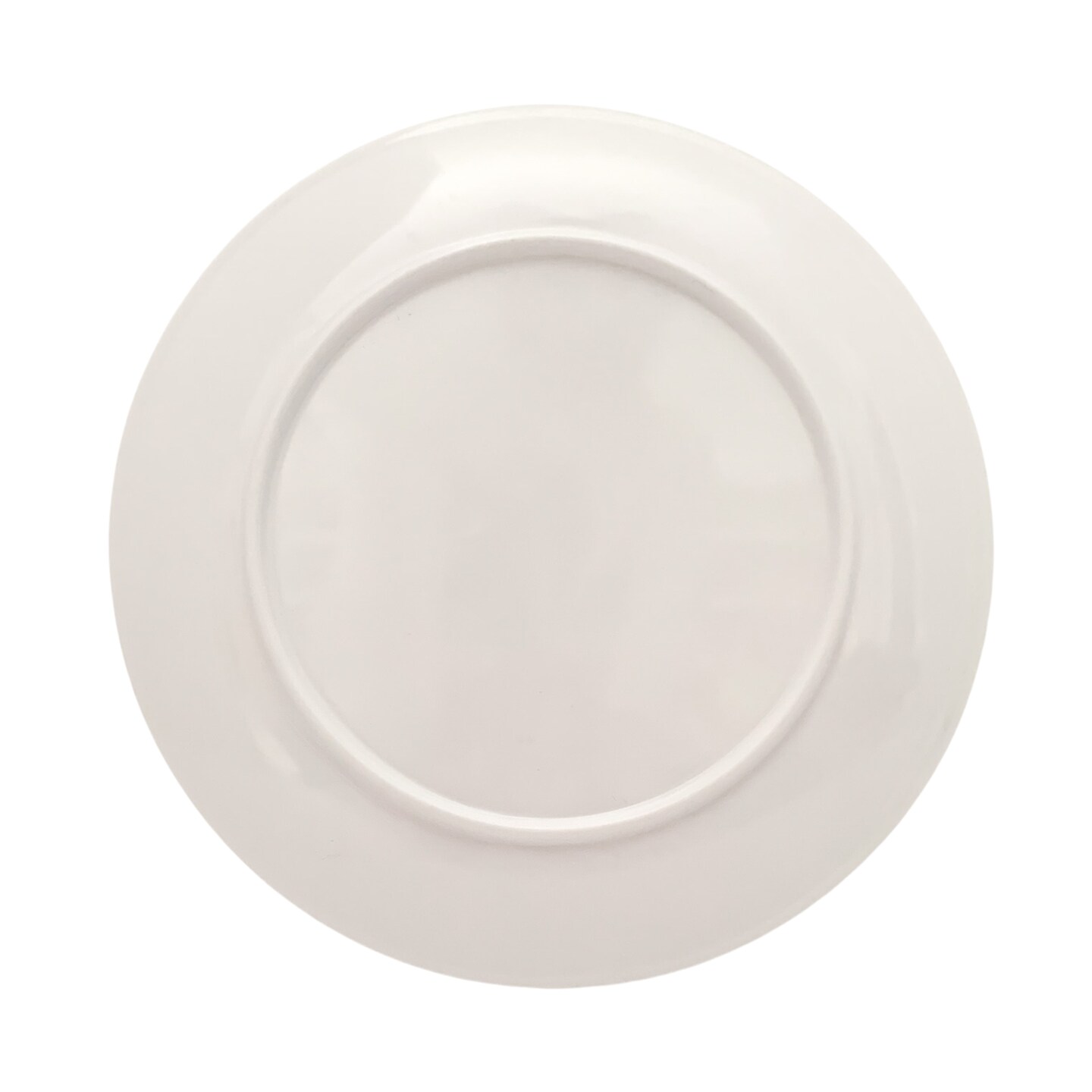 Blue Geo Melamine Appetizer Plates – 6" Durable Reusable Snack Dish Set of 4 for Indoor & Outdoor Entertaining