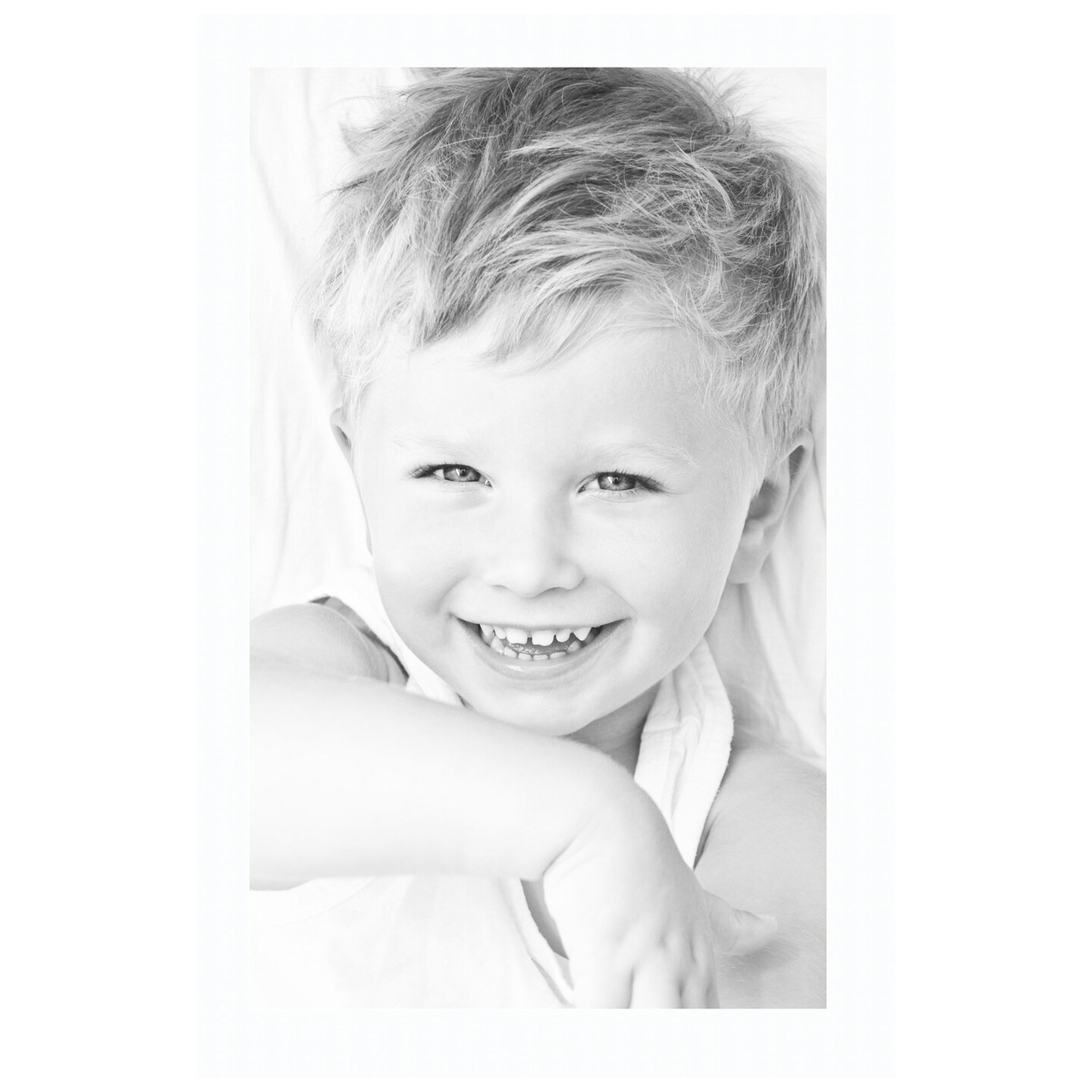 Custom Super White Mat, Available in Image Sizes 4x4&#x22; to 20x32&#x22;, Outside Size is 4&#x22; Larger Than Image Size