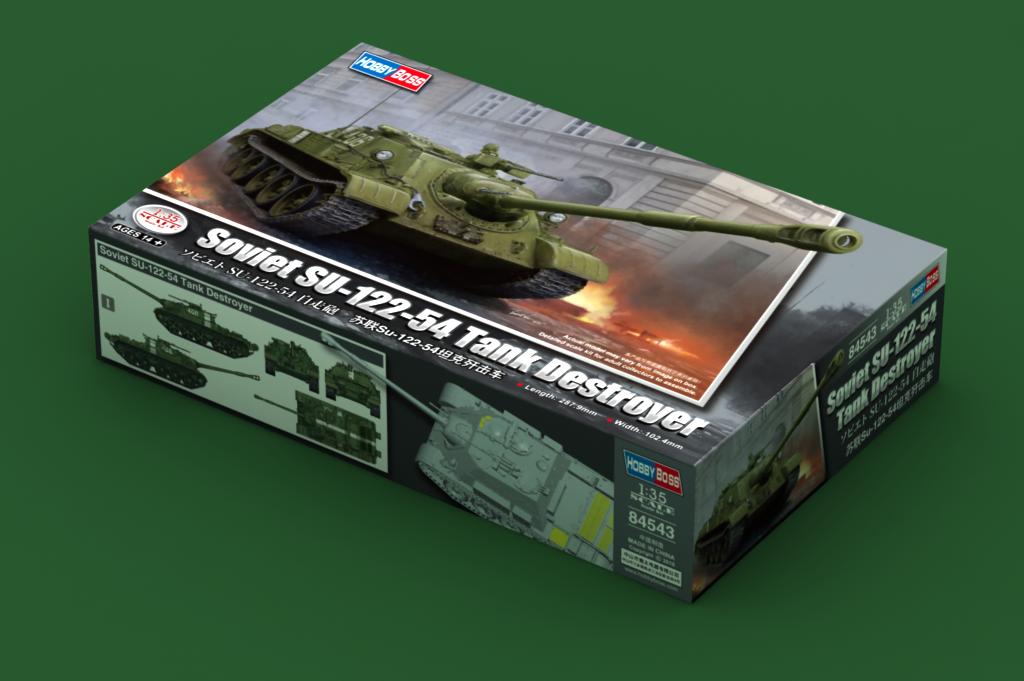 HobbyBoss  1/35 SOVIET SU-122-54    TANK DESTROYER Plastic Model