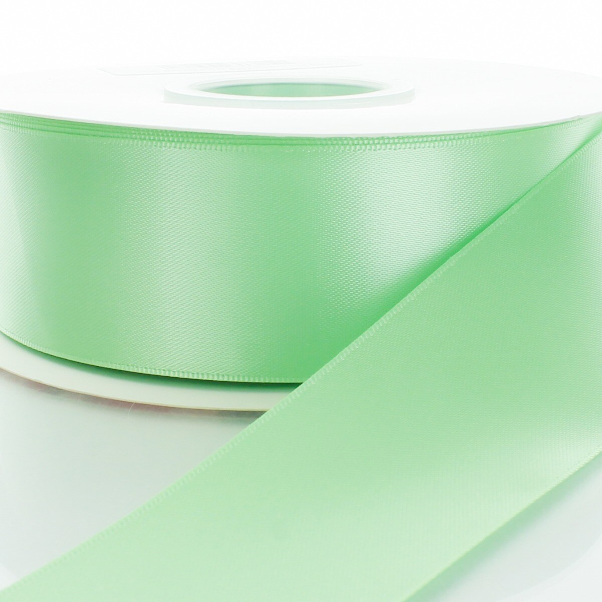 Light Green Ribbon Double Sided Satin Ribbon High Quality Light