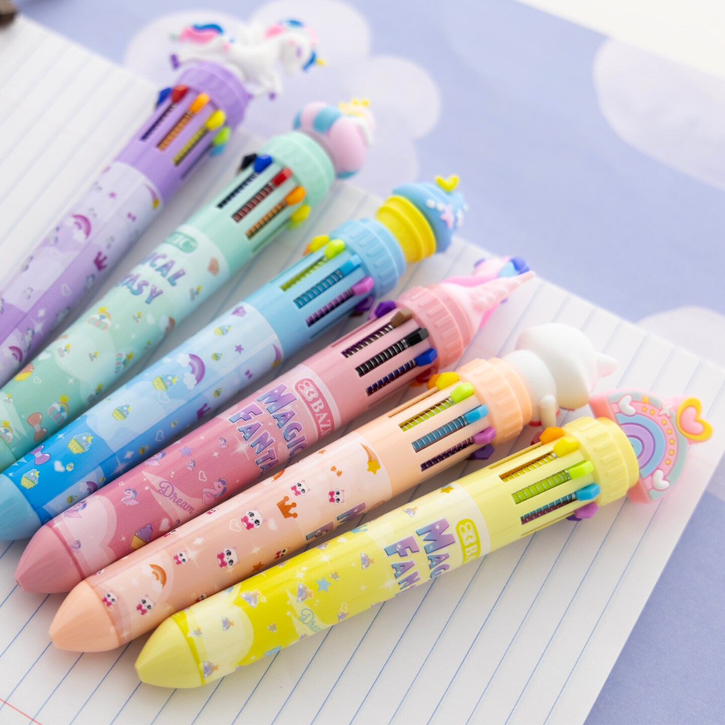 BAZIC 10-Color Pen Magical Fantasy Series