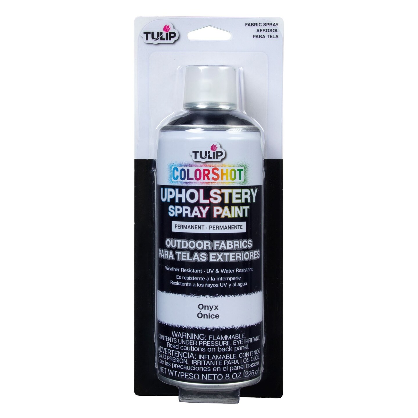 Tulip ColorShot Outdoor Fabric Upholstery Spray Onyx 4 Pack
