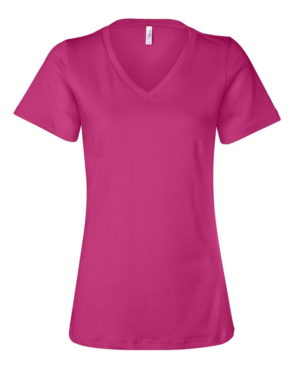 BELLA + CANVAS® Women’s Jersey Relaxed Short Sleeve V-Neck T-Shirt
