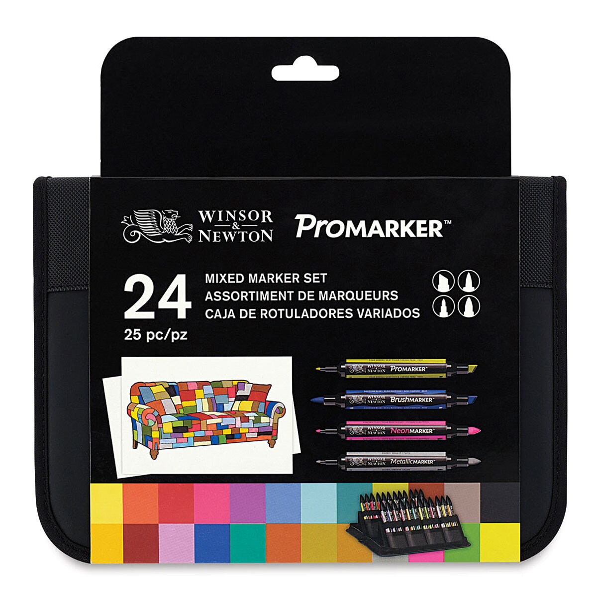 Winsor & Newton markers set of offers 24 with case!