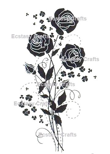 Joy! Crafts Silhouette Flowers -Roses