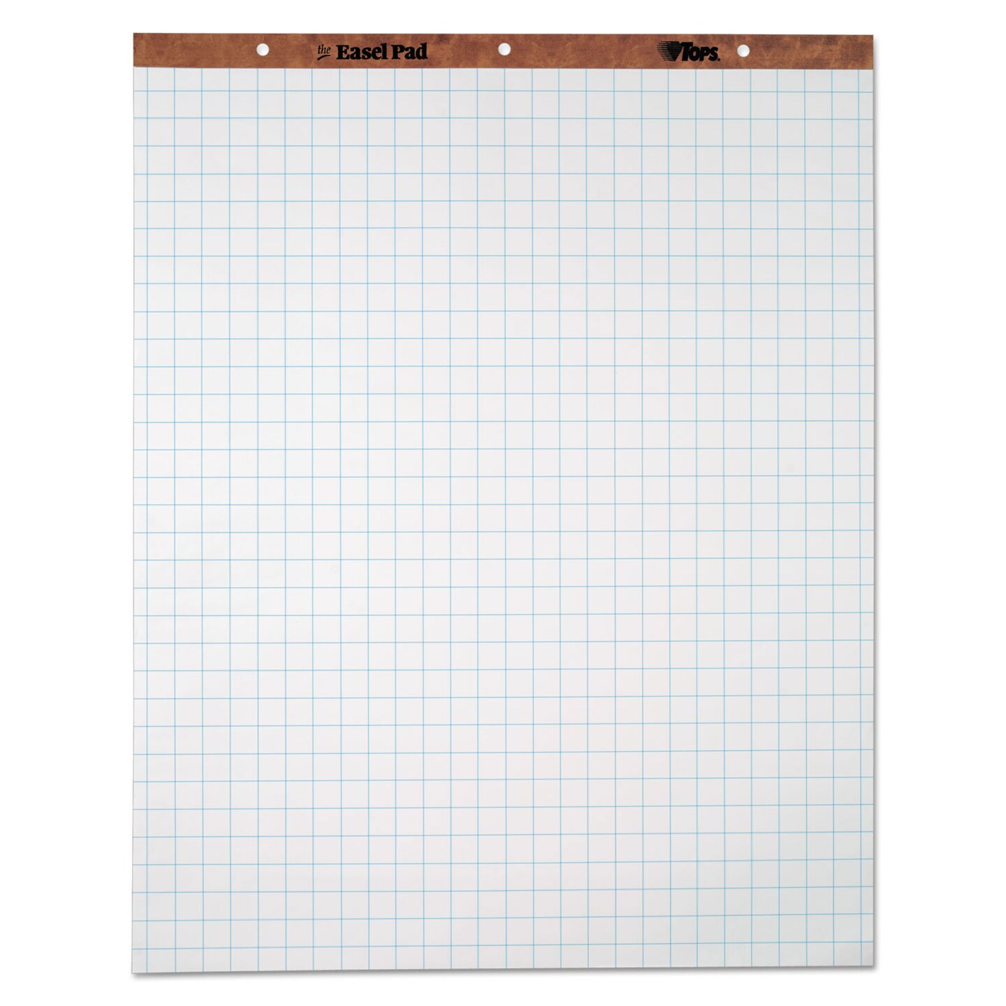 TOPS Easel Pads Quadrille Rule 1 sq/in 50 White 27 x 34 Sheets 4