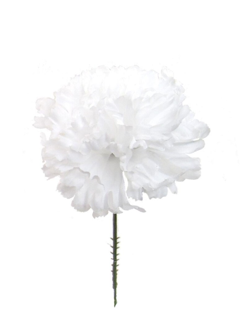 Box of 100: White Silk Carnation Picks by Floral Home®, Floral Home by Artificial Flowers