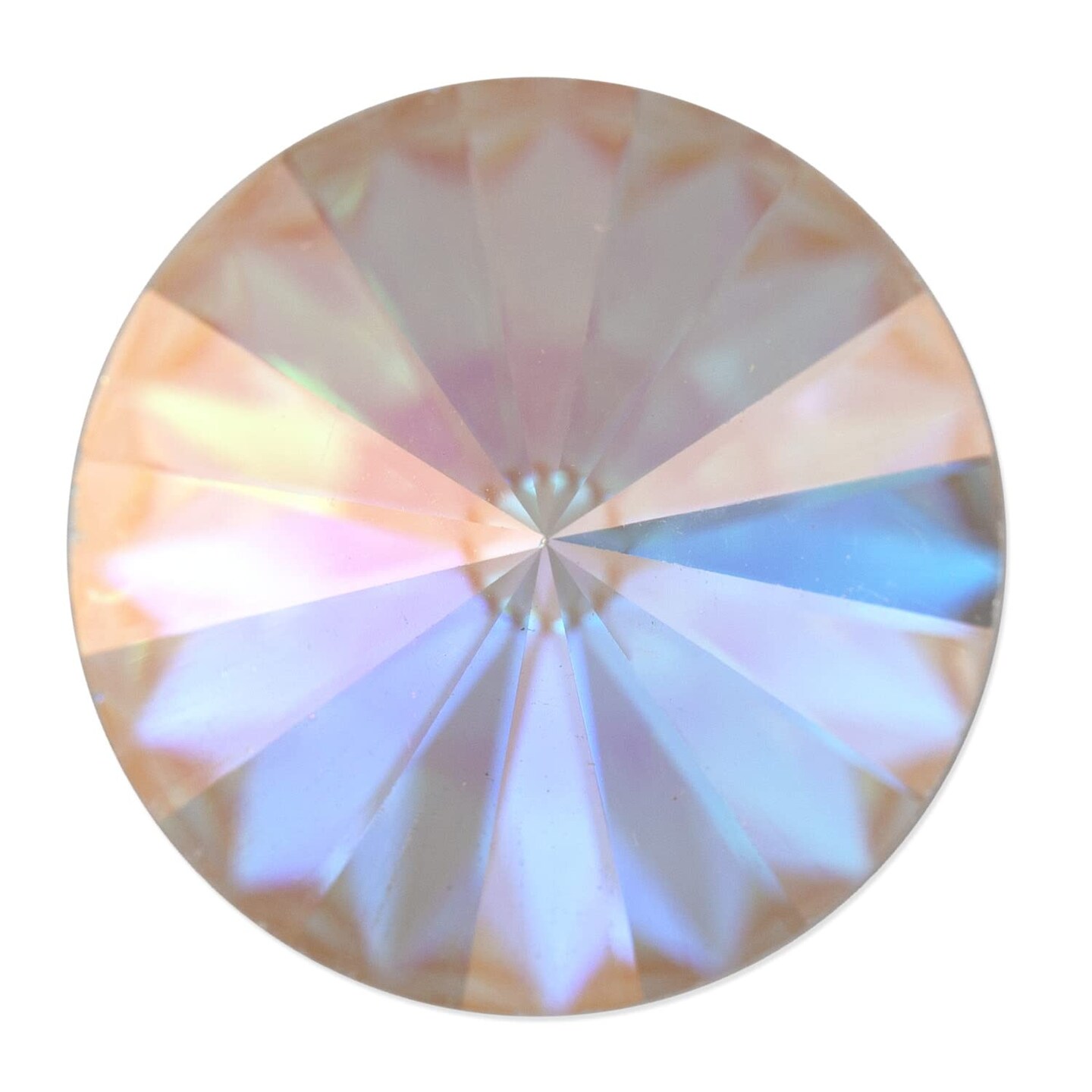 Preciosa Crystal Maxima 16mm Crystal AB Rivoli (Package of 1)