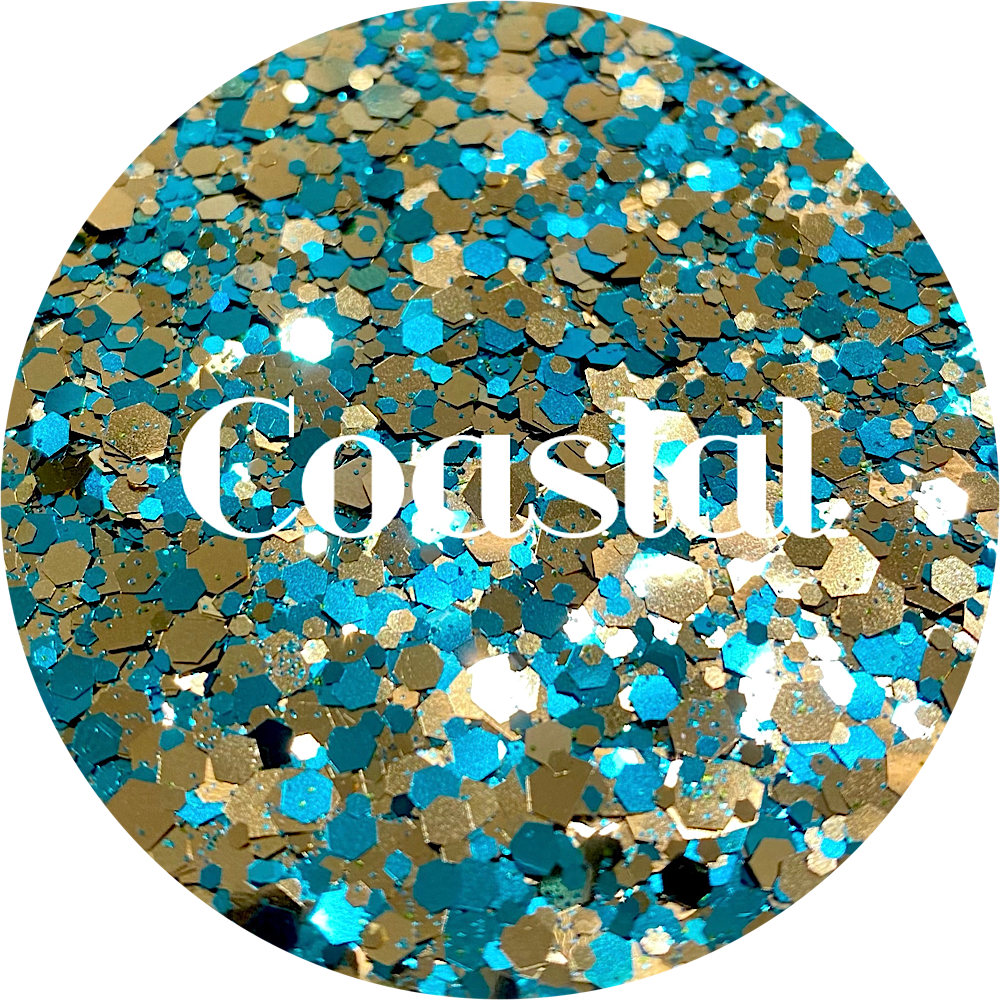 Polyester Glitter - Coastal by Glitter Heart Co.&#x2122;
