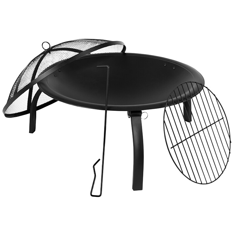 Flash Furniture 22.5&#x22; Round Foldable Firepit
