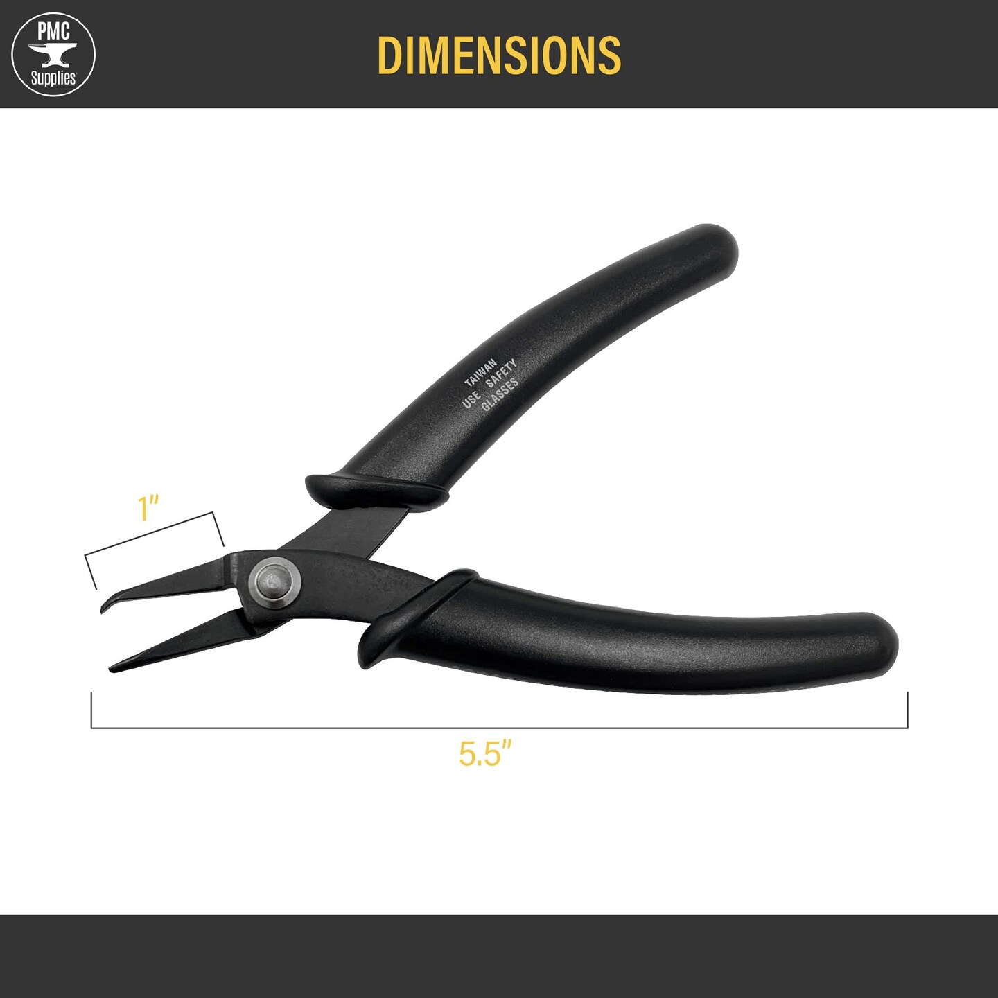 5-1/2" Split Ring Plier Pliers with Ergonomic Grips Jewelry Making Wire Metal Forming Cutting Shaping Tool