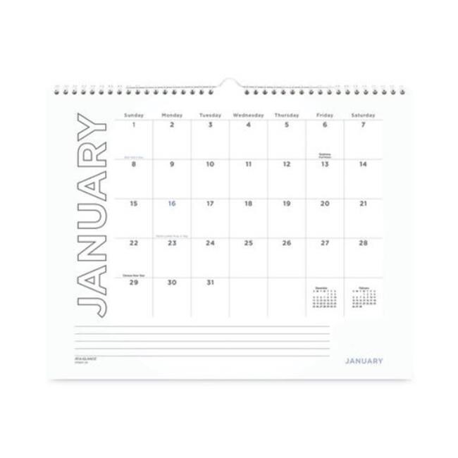 At-A-Glance AAGPM8M28 Modern Core Wall Calendar - Medium | Michaels