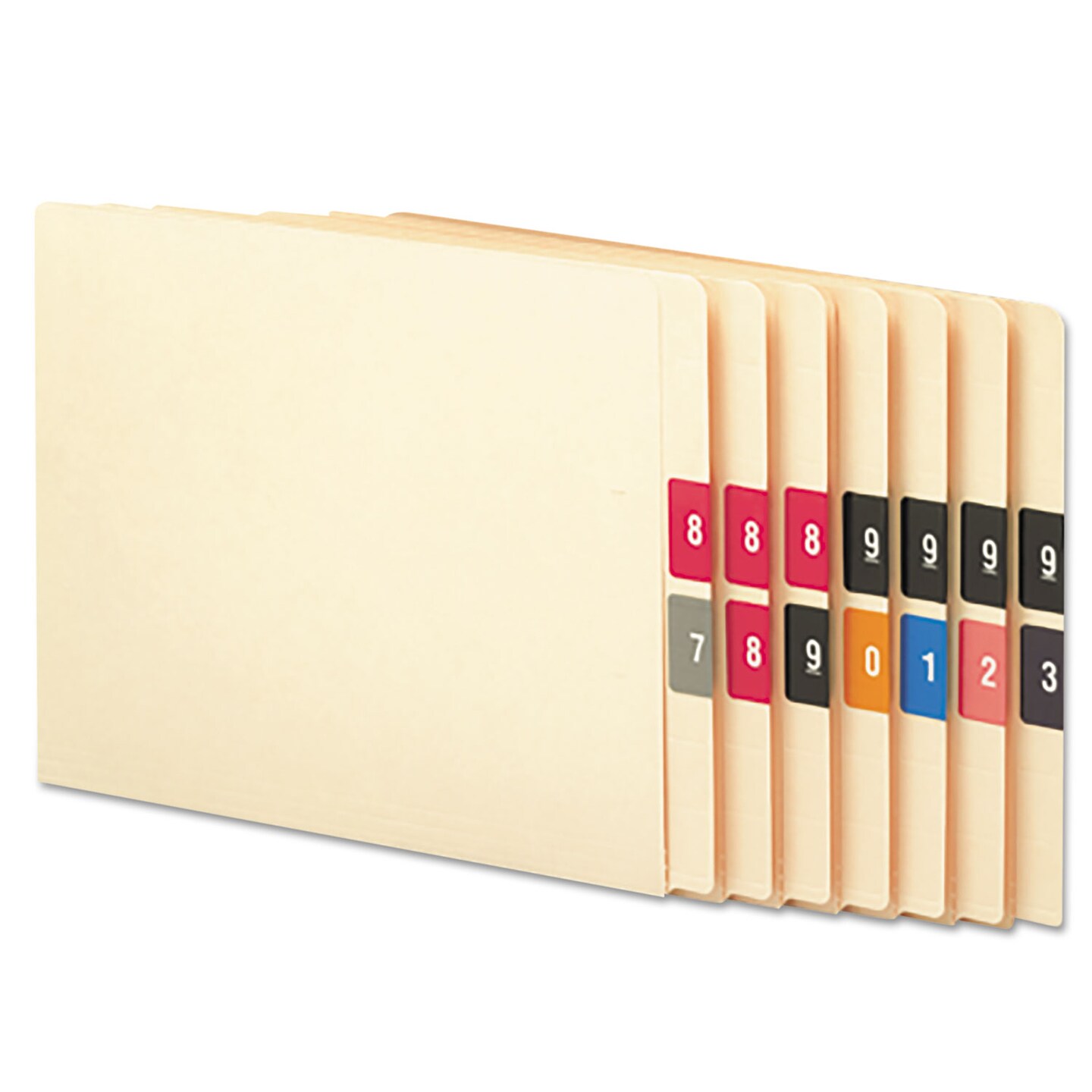Numerical End Tab File Folder Labels, 2, 1.5 x 1.5, Pink, 250/Roll Numerical End Tab File Folder Labels, 2, 1.5 x 1.5, Pink, 250/Roll