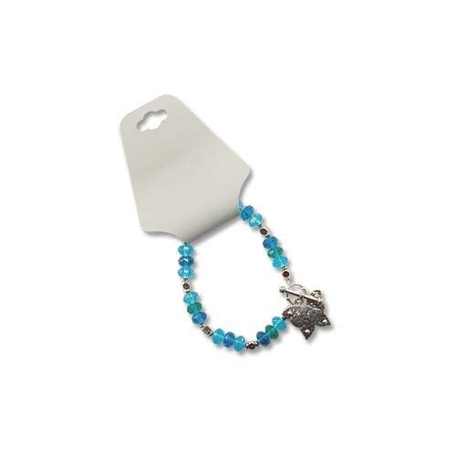 Hanging Necklace or Bracelet Display Cards Grey (Package of 25)